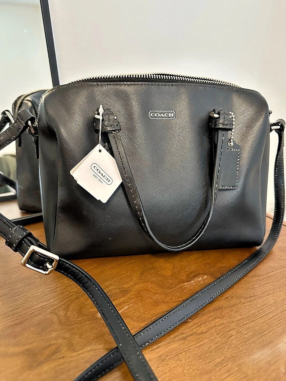 Coach Peyton Bennett Mini Satchel Black